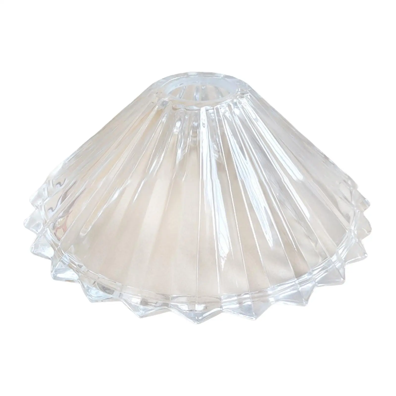Minimalist Crystal Lamp Shade Cover Durable Transparent Glass Lights Covers for Living Room