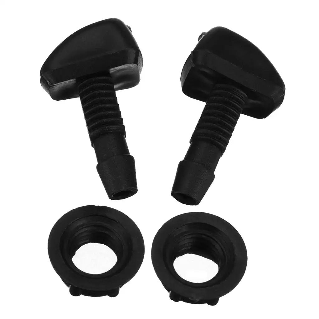 2x Car Front Windshield Wiper Washer Sprayer Nozzle Replacement Universal for Cars