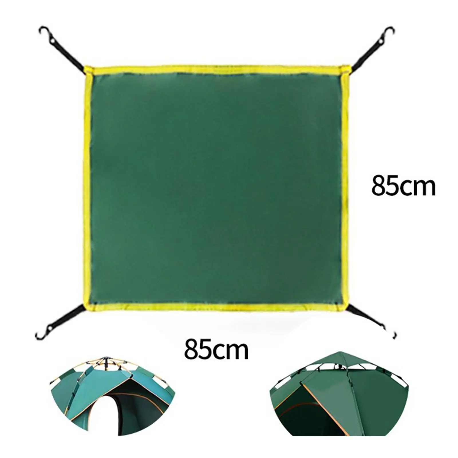Canopy Tent Top Cover Tent Tarp Rain Cover Sunproof Fits 3-4 Person Instant Tent Dome Tent Cover for Outdoor Camping