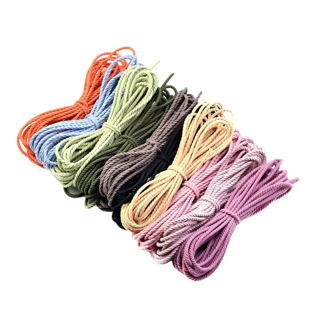 10Color Elastic Cord 2.8mm for Jewelry Making Crafts, Hair Ties And Home Uses