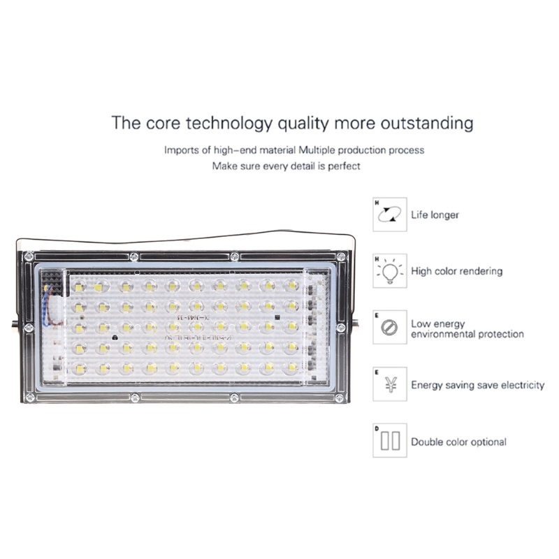 Holofote LED Refletores externos 50W Wall Washer