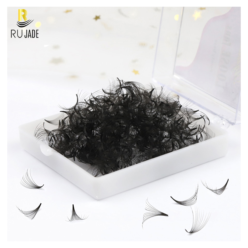 Best of RUJADE 300 / 500 / 1000 Fans Narrow Sharp Stem Premade Volume Fans Loose Slim Thin Pointy Base Cluster Russia Volume Lash Extensions Reviews & Tips