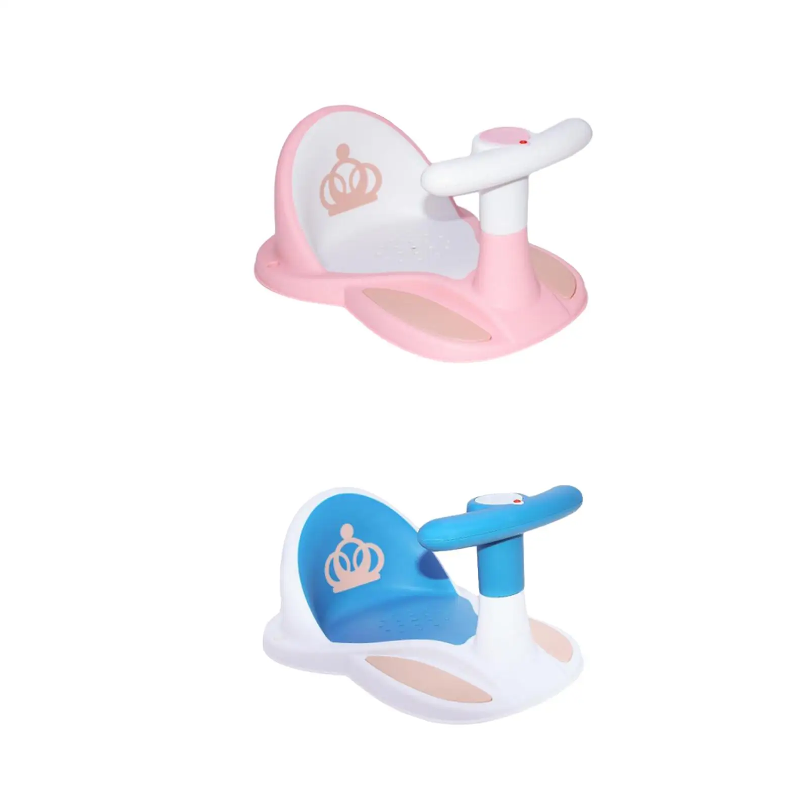 Children Shower Chair Portable Bathroom Safety with Suction Cup Newborn Shower Seats Baby Bathtub Seat for Infants Kids Toddlers