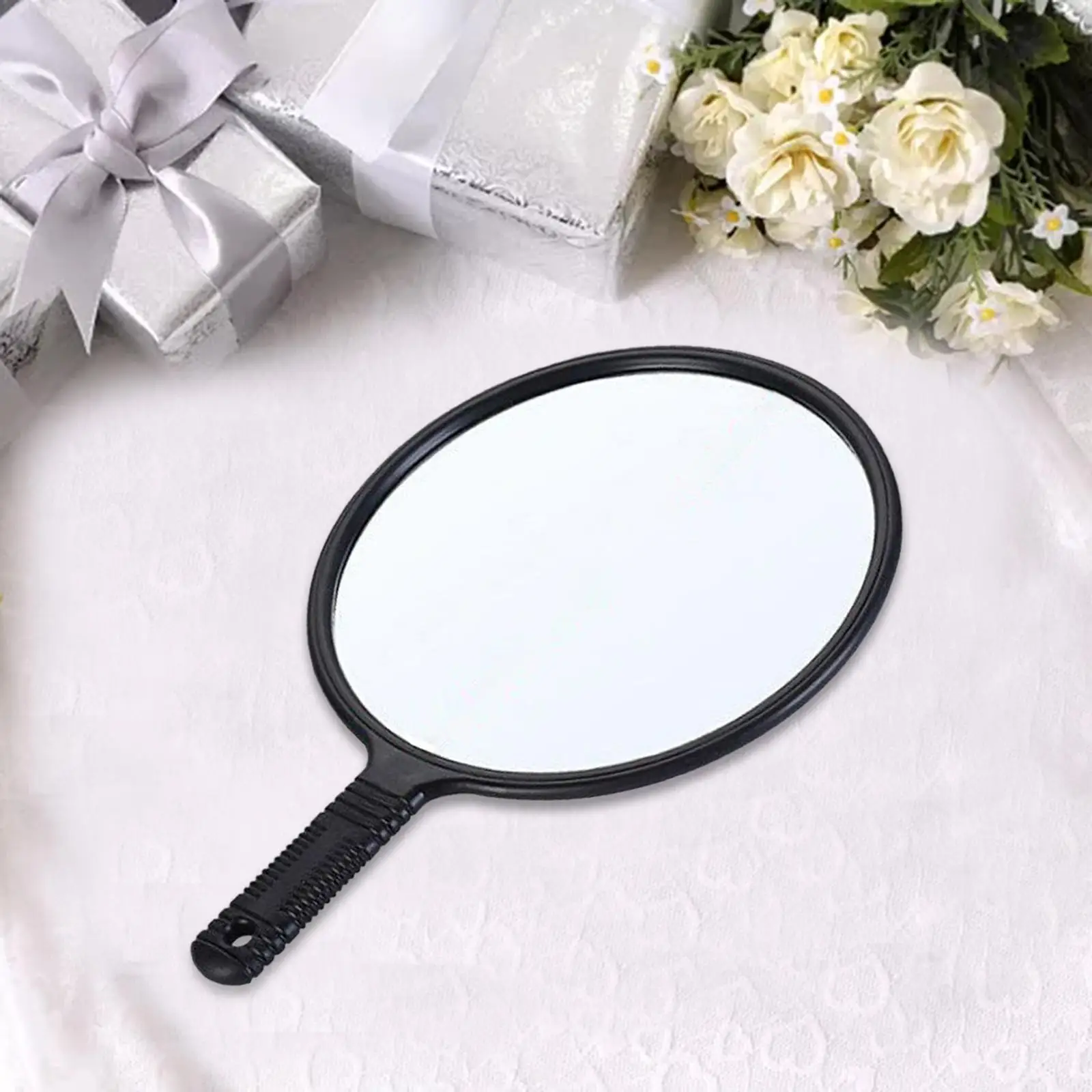 Hand Mirror with Handle with Hanging Hole 9