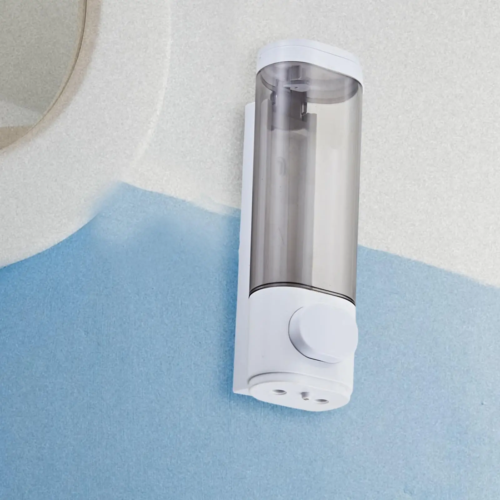 Manual Soap Dispenser Wall Mounted Convenient Durable Liquid Soap Dispenser Hand Control for Bathroom Home Toilet Office Hotel
