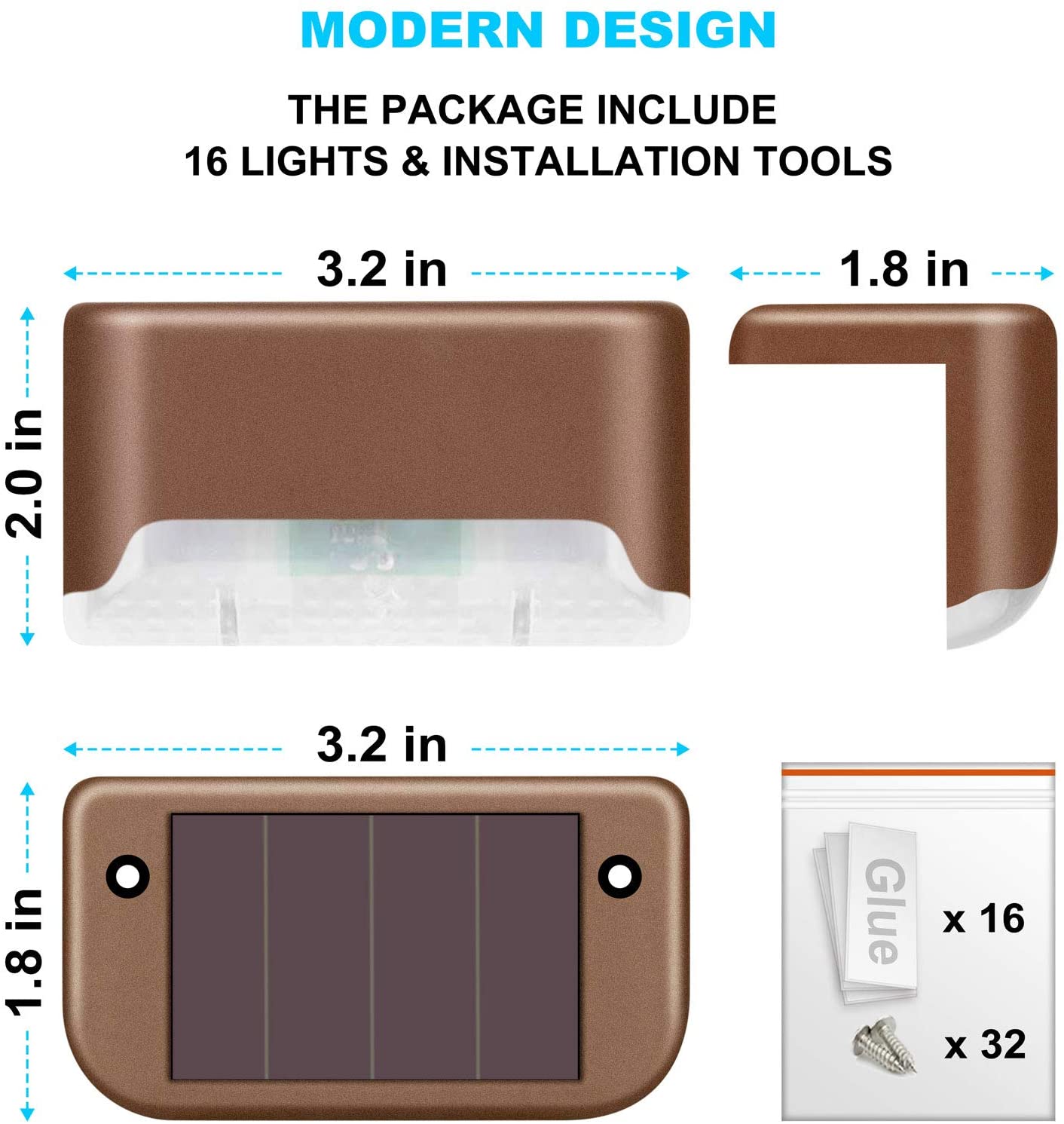 plataforma solar ilumina cargo da cerca luzes solares para etapa caminho das escadas da piscina do pátio conduziu luzes da plataforma luzes ao ar livre postas solares