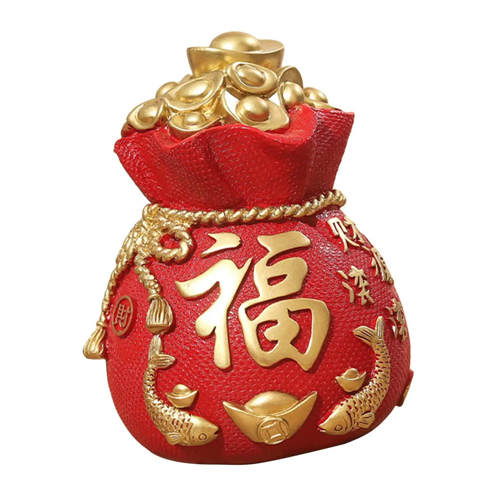 Feng Shui Money Bag Piggy Bank Blessing Bag Money Bank for Home Living Room Office