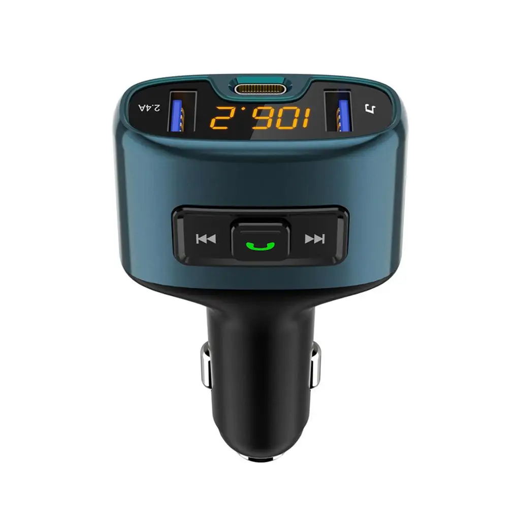 Auto Car Bluetooth 4.2 Wireless Radio Audio Player Lighter Charger