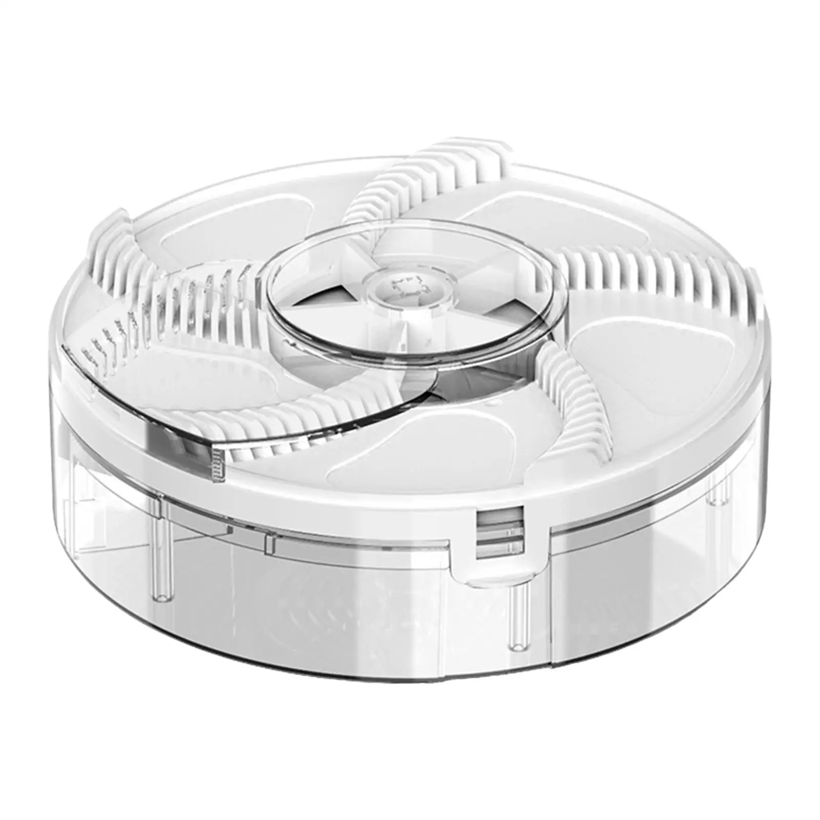 Electric Rotating Fly Trap USB Charging Turntable 1200mAh Battery Detachable Tray for Home Kitchens Fly Swatter ABS Material