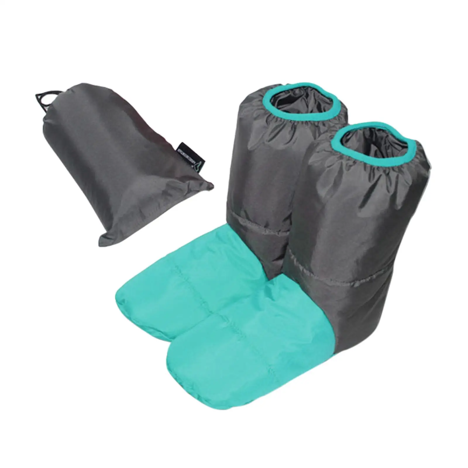 Down Booties Foot Warmer Cover Sleeping Slippers for Camping Sleeping Bag Accessories Men Women Unisex Indoor