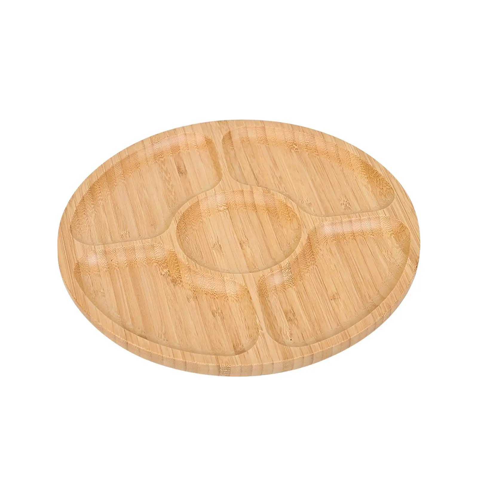 Wooden Tray Decorative Display Sectional Wooden Trays Wood Serving Platter Fruit Plate for Dinner Bread Wedding Cheese Vegetable