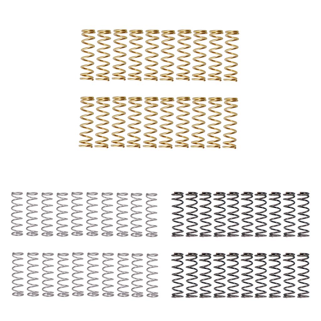 Tooyful 20pcs/set 16mm Short Straight Humbucker Pickup Mounting Springs for Guitar Bass Pickups