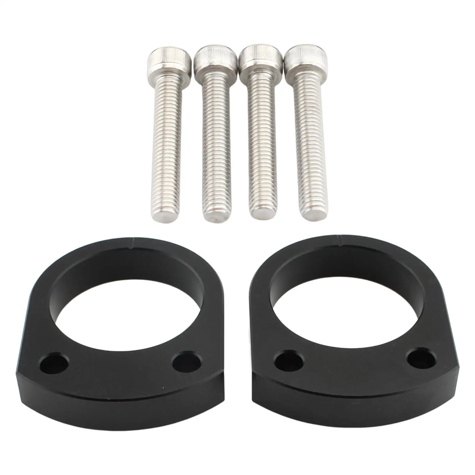 2Pcs Motorcycle Handlebar Risers 14mm Heightened Handle Bar Riser Clamp for