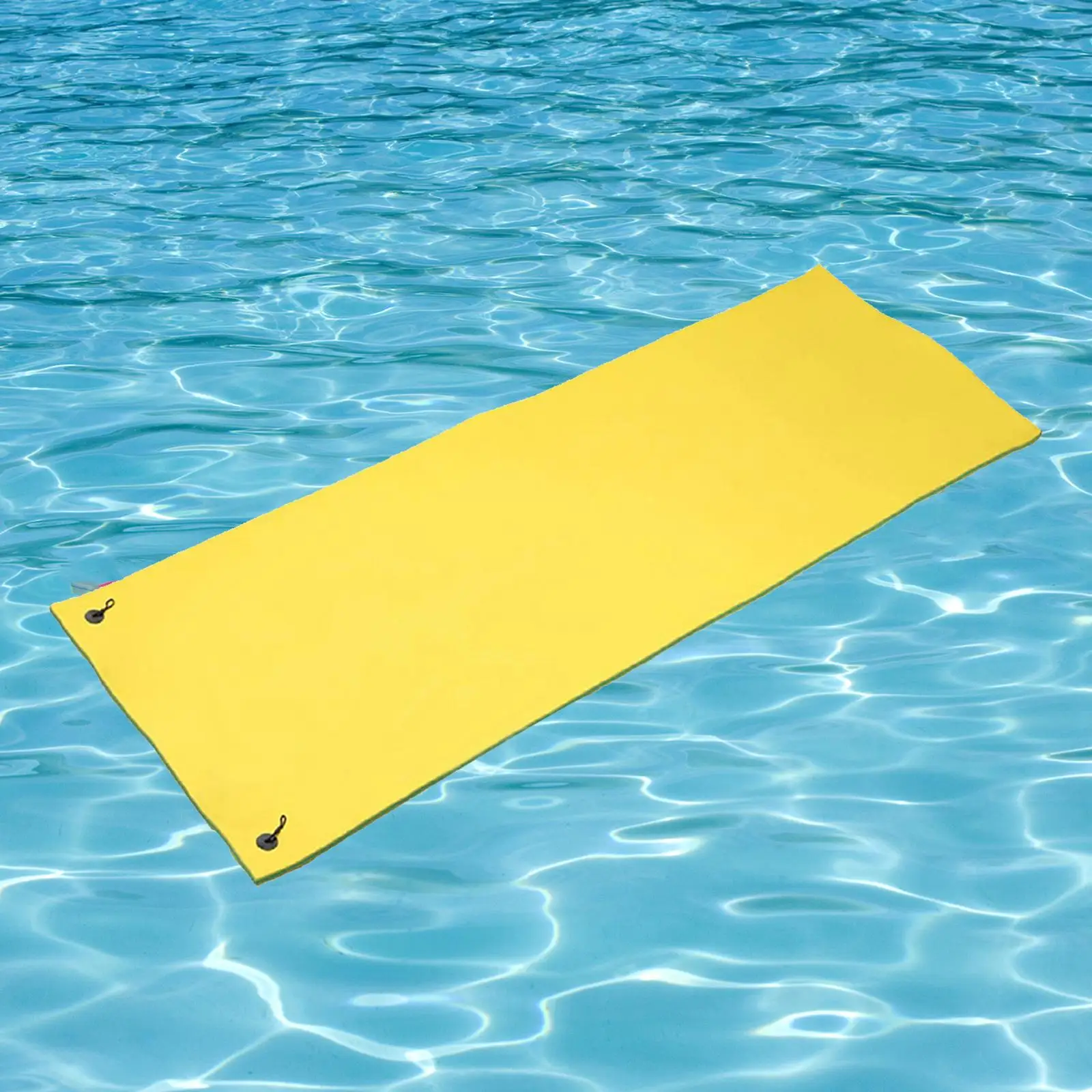 Pool Water Floating Mat 3 Layer Water Raft 106x35.4x1.3inch Simple to Clean with Soap and Water for Relaxation Roll up Pad