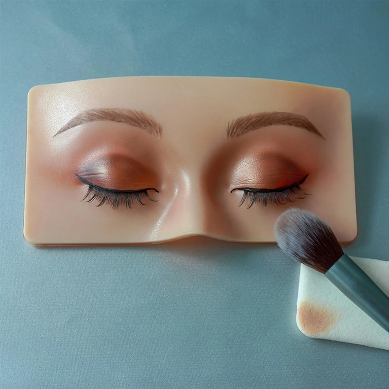 Makeup Practice board, 3D Realistic Pad, Makeup Makeup Practice Eyebrow Lash Training, face up
