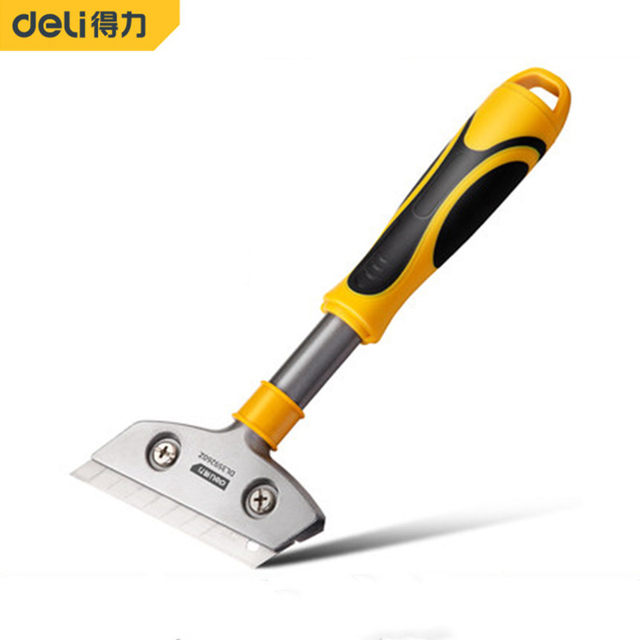 Deli Cleaning Tool Metal Scraper Spade Multifunction Floor Wall Windows  Cleaning Knife Household Hand Tools Clean Scraper Blades