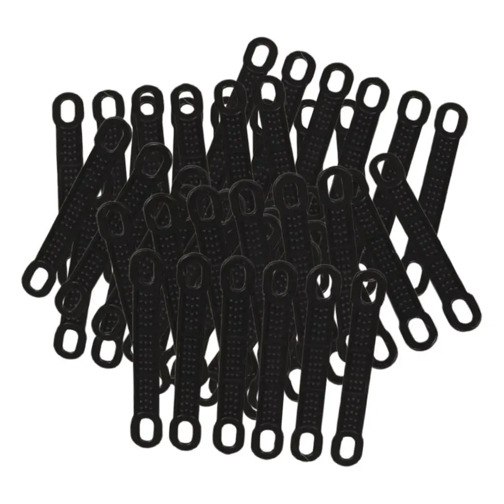 30x Stretchable Non- Clothing Hanger Strip Grips Pads, Keep Clothes 