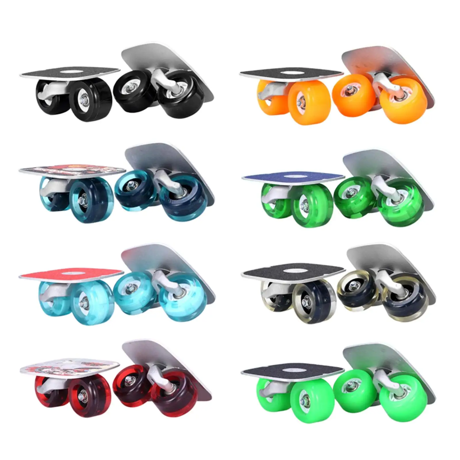 Portable Roller Road  Skates Plate with Anti Split Skateboard with Wheels, Gift Toy for Adults Kids
