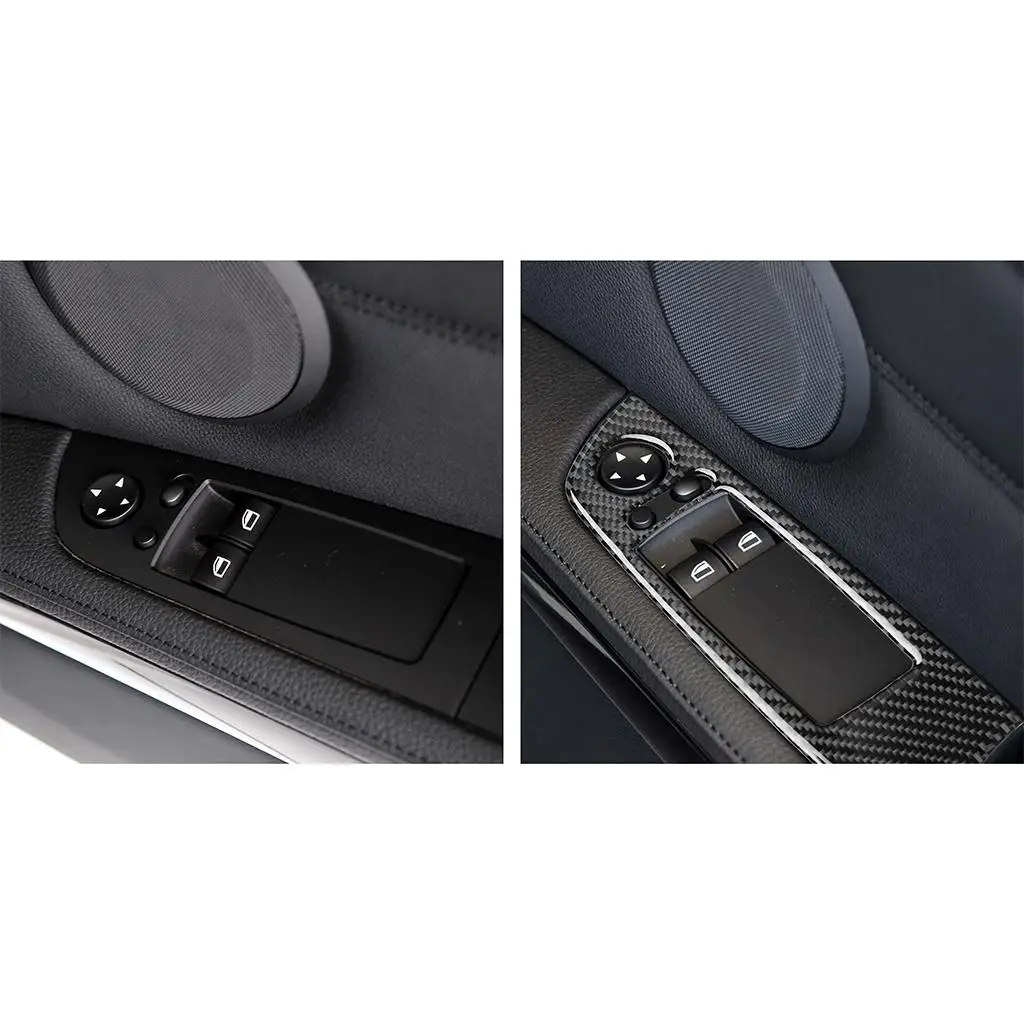 Decor Car Door Window Switch Panel Frame Cover Trim for  3 Series E90 E93