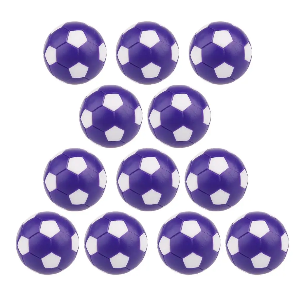 12pcs Table Soccer Balls Kids Gifts Foosball Family Game Accessory