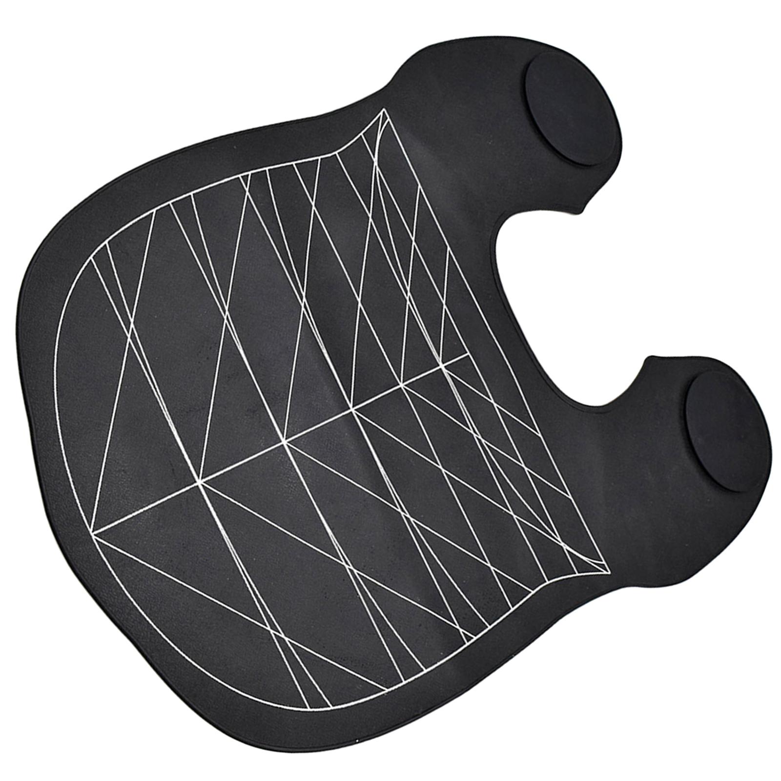 Salon Barber Cape Barbershop Washable Home Cutting Collar Neck Guard Black