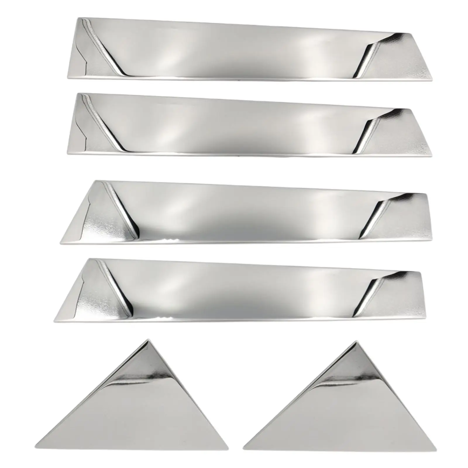 6Pcs Vehicle Door Window  / Accessories 304 Stainless Steel Decoration Chrome Covers/ 0 2005-2010/