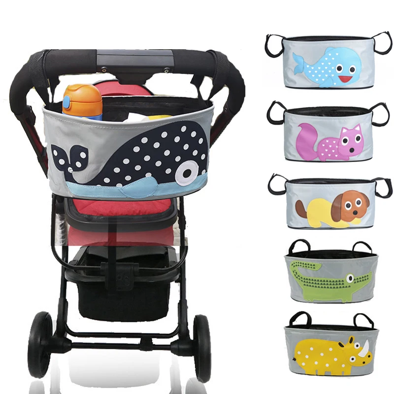 Baby Stroller Storage Bag Organizer Pram Buggy Pushchair Cup Diaper Hanging UK 
