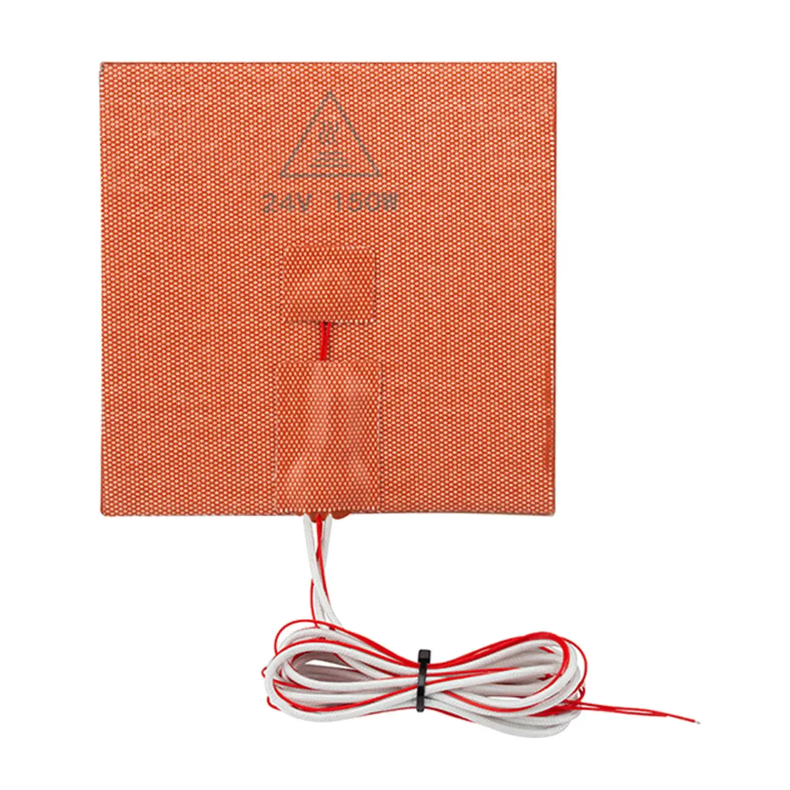 Silicone Heater Pad for 3D Printers 24V/150W Heated Bed DIY Heating Pad 150 * 150mm with 3M Adhesive 3D Printer Tools