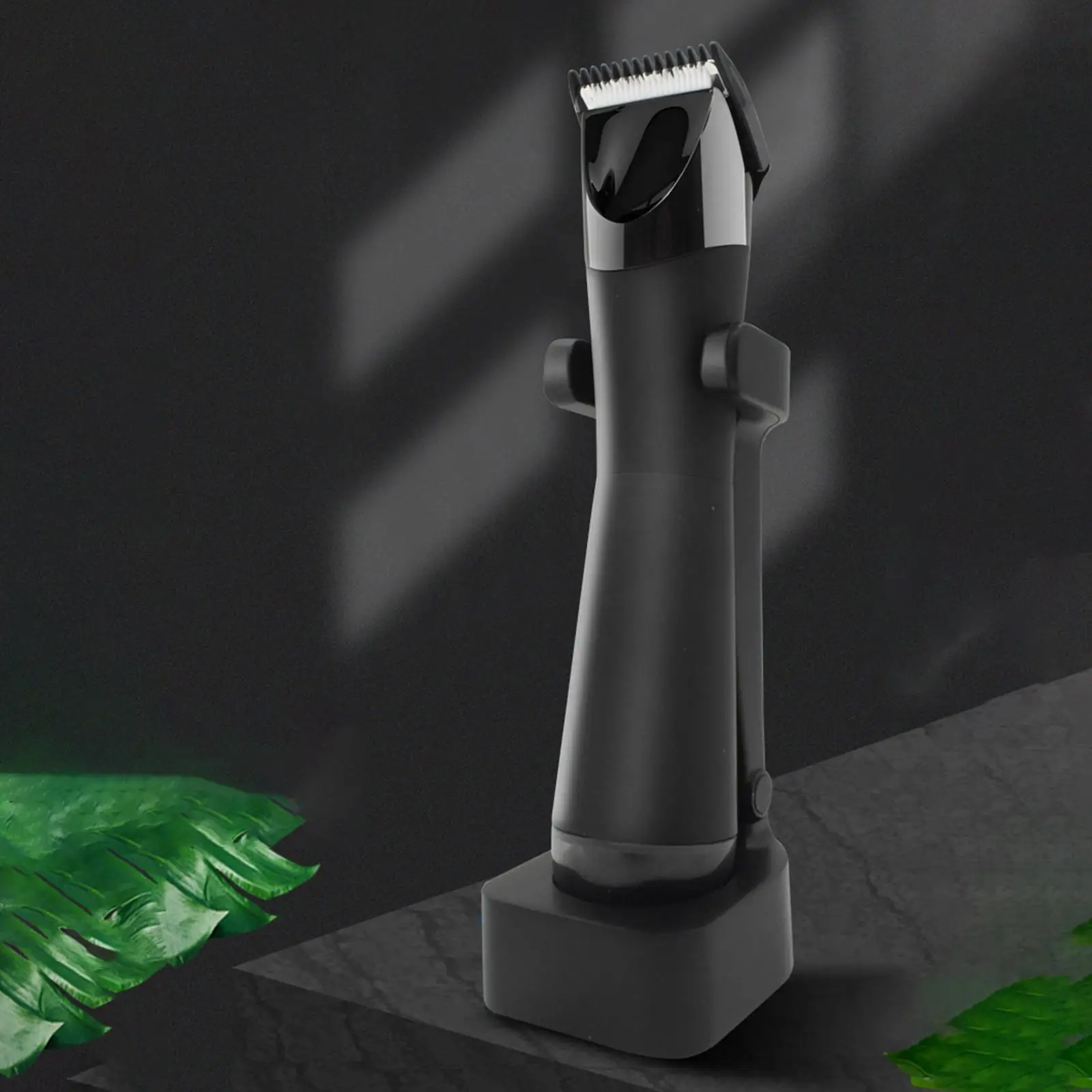 Hair Trimmer with Lighting Light USB Rechargeable Double Head for Men