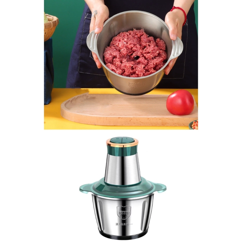 Title 2, 2L Food Chopper Slicer Cortador Masher Triturad...