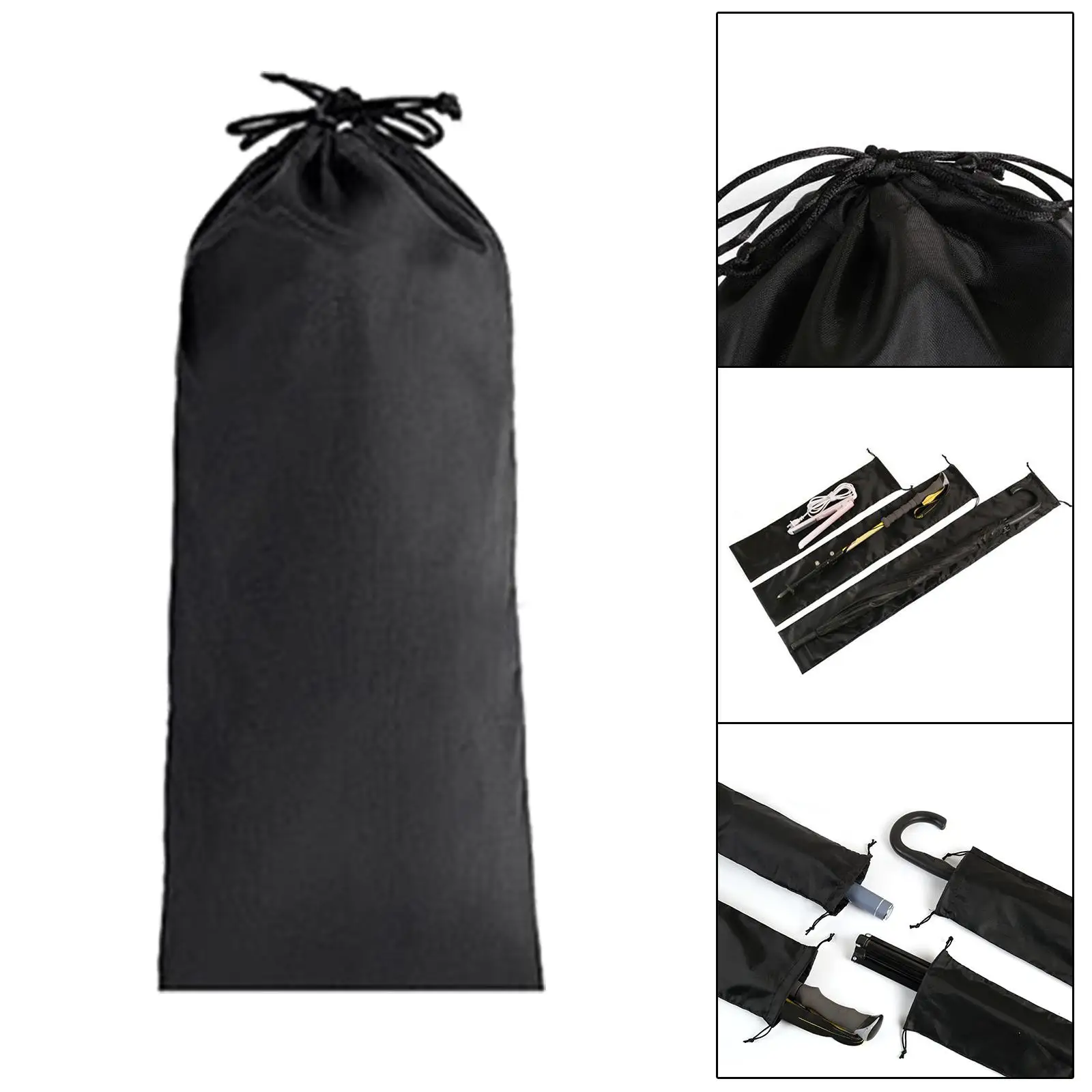 Portable Storage Bag Pouch Nylon Drawstring Bags Home Tent Poles Backpacking Umbrellas Container for Tripods Other Equipment