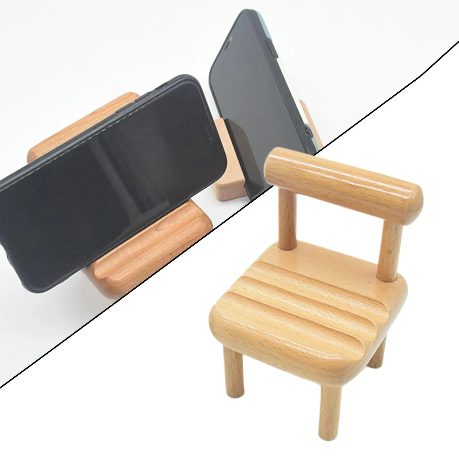 Mobile Phone Stand Reusable Mobile Phone Holder Steady Decoration Solid Chair Shape Mobile Phone Stand Tablet Stand