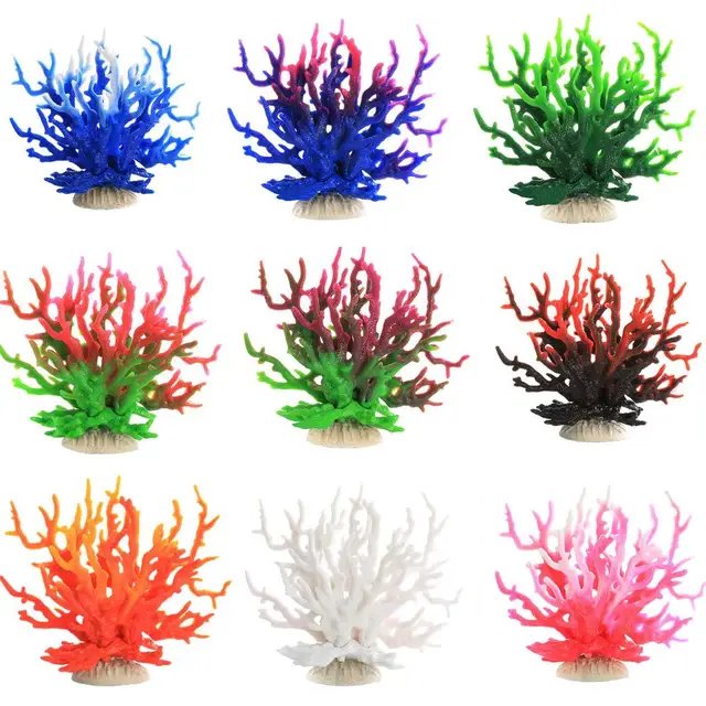 Fish Tank Decoration Eco-friendly Underwater Coral Decoration Beautiful  Fake Coral Aquarium Decoration for Office - AliExpress