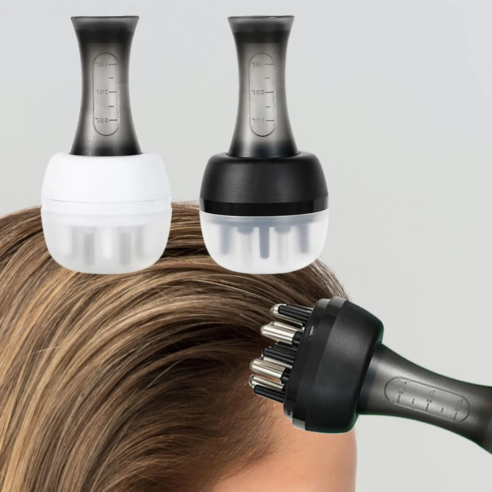 Scalp Applicator Hair Growth Liquid Applicator for Household Travel Barber
