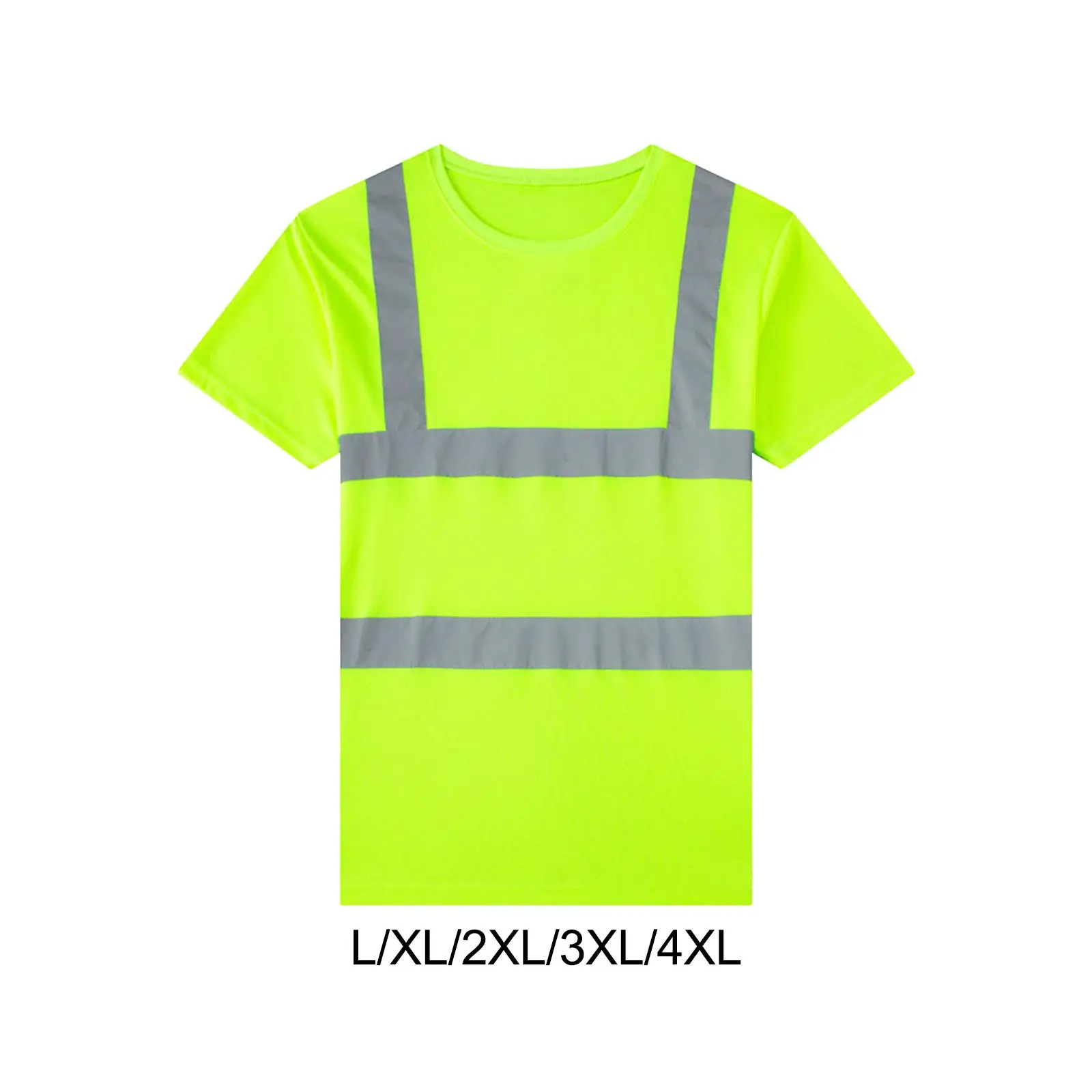 High Visibility Reflective Shirts 360° Reflective Coverage Safety T Shirts for Construction Firefighter Outdoor Cycling Railroad