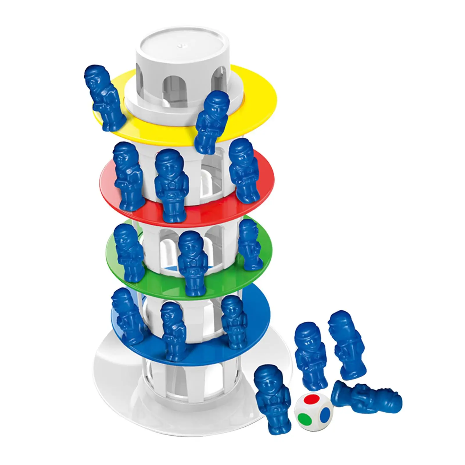 Toppling Leaning Tower Toy Family Games Fine Motor Skill for Kids
