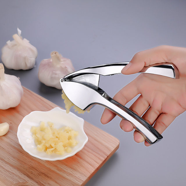 Herramienta de cocina para cortar ajos, Cortador Manual de picado, mango  largo, fácil de limpiar, accesorios multifuncionales para el hogar -  AliExpress