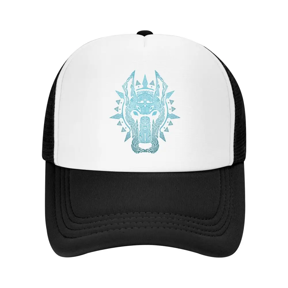 Hellhound Celtic Wolf Design Mesh Trucker Caps