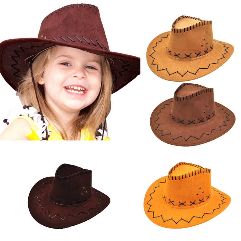 Western Cowboy Hat Curved Brim Outdoor 