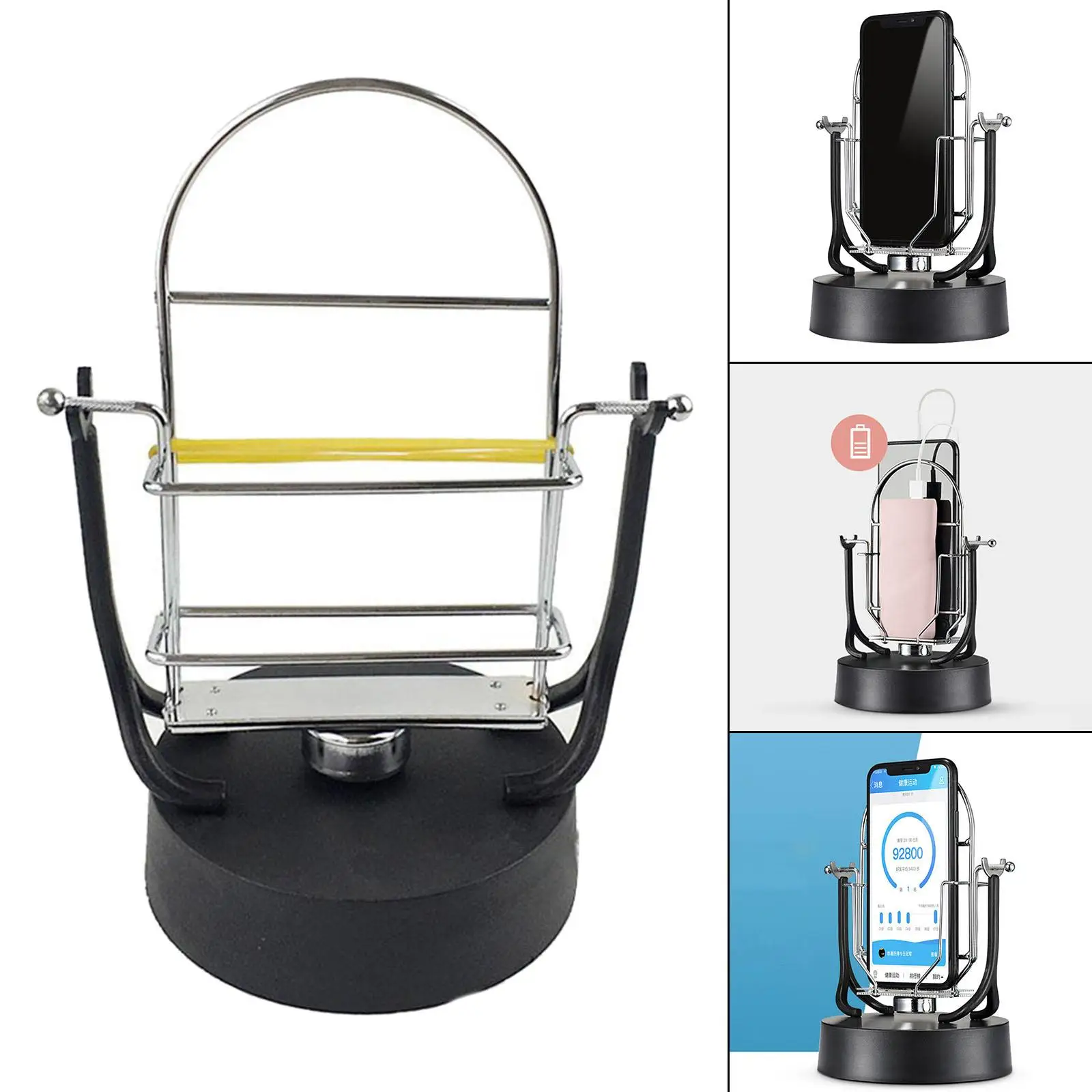 Phone Swing Device Phone Swing Two Phone Shaker    for Steps Phone Holder Shake for Double Mobile Phone