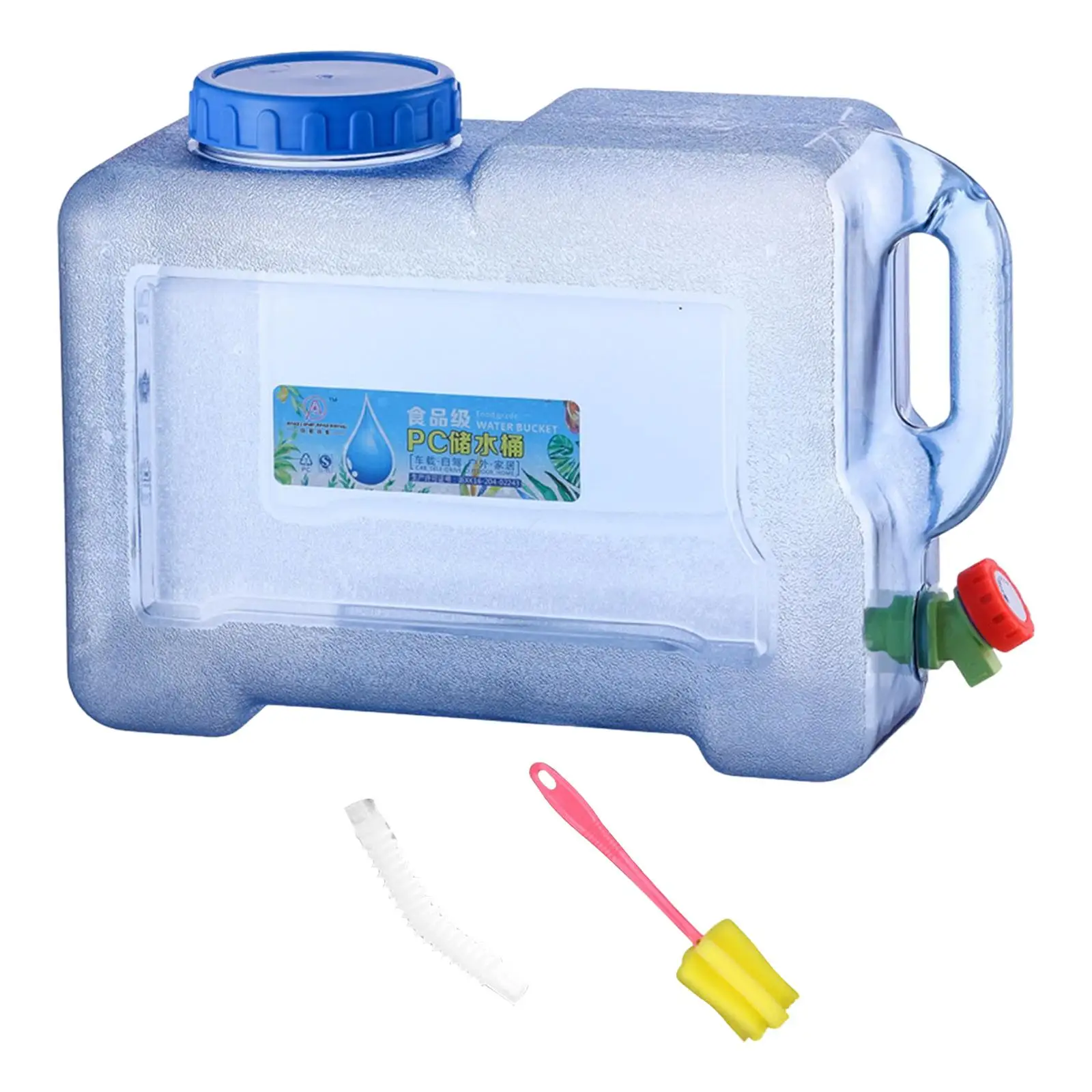 Water Container Water Bottle Carrier Water Bucket Camping Water Storage Jug for Driving