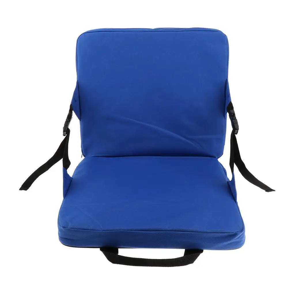 Sports Cushion Seat Pad Set for Boat Stadiums Bleachers Chairs Seat Cushion with  and Arm Rest, Adjustable Straps, Anti-Slip