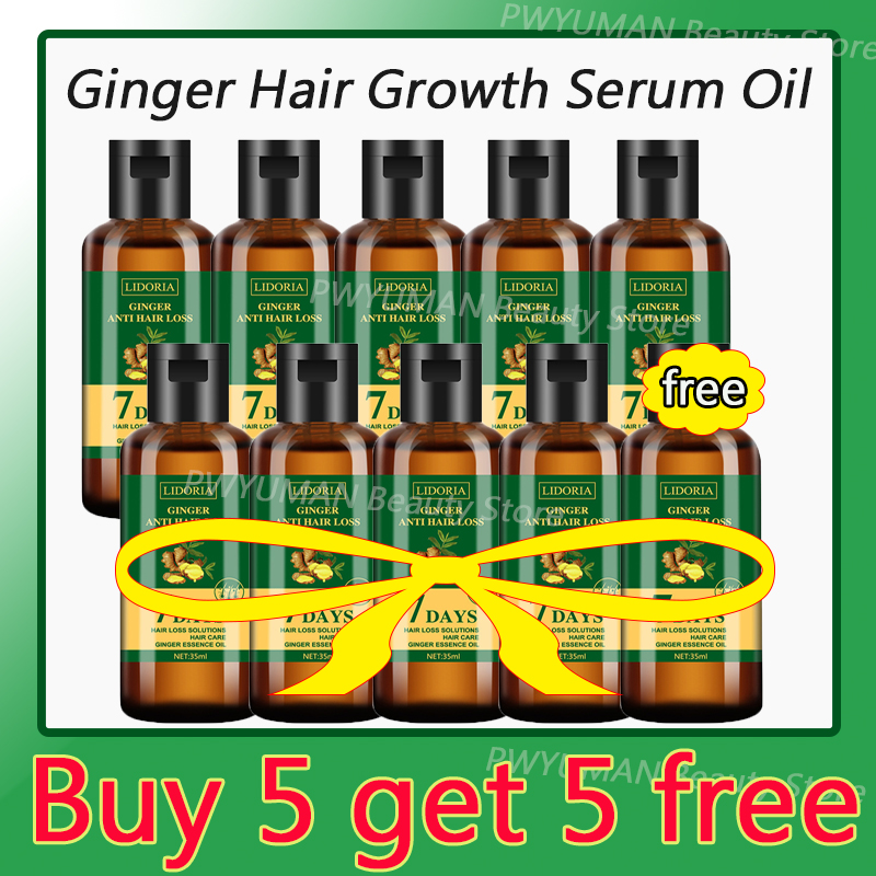 Best of Effective Ginger Hair Growth Product Fast Anti Hair Loss Serum Scalp Baldness Treat Hair Regrowth Prevent Alopecia For Men Women Reviews & Tips