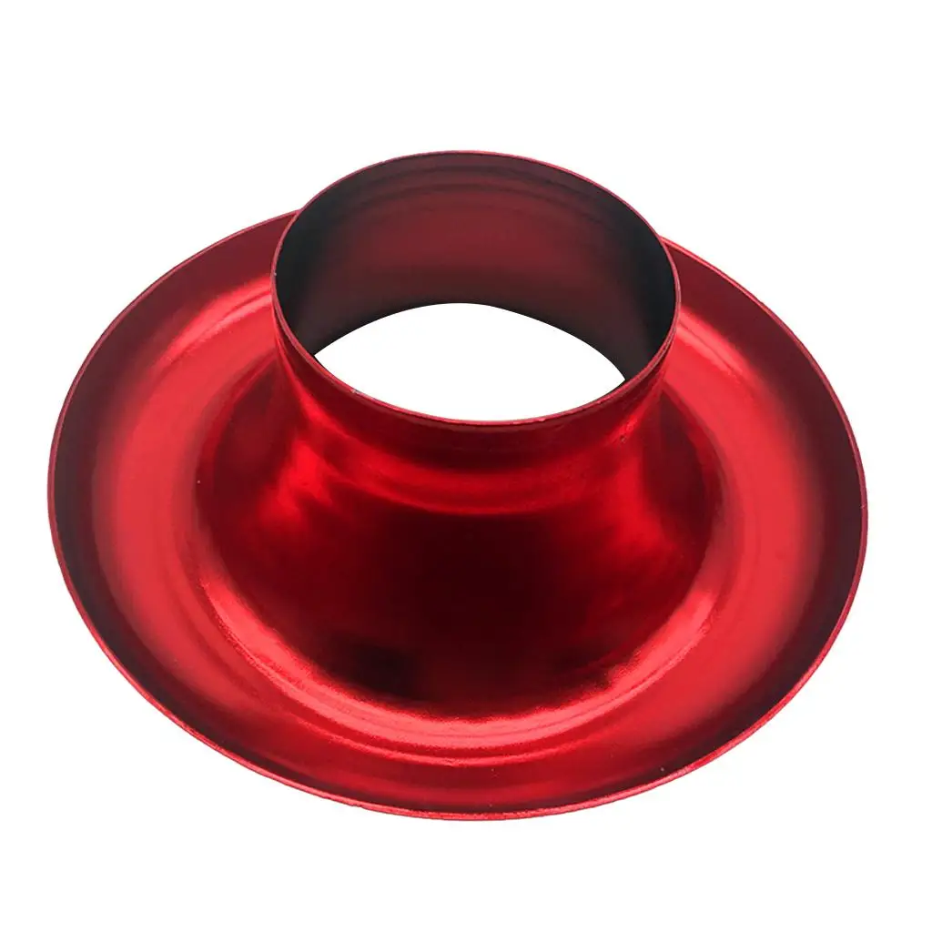Anodized 3inch Red Short  Air Intake Turbo Horn Aluminum Alloy  Stack Adapter Kit (Without Silicon hose and clamp)