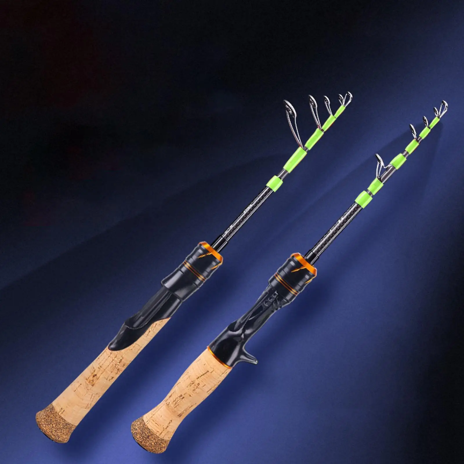 Telescopic Fishing Rod Durable Anti Slip Handle for Bass Ponds Fishing Gears