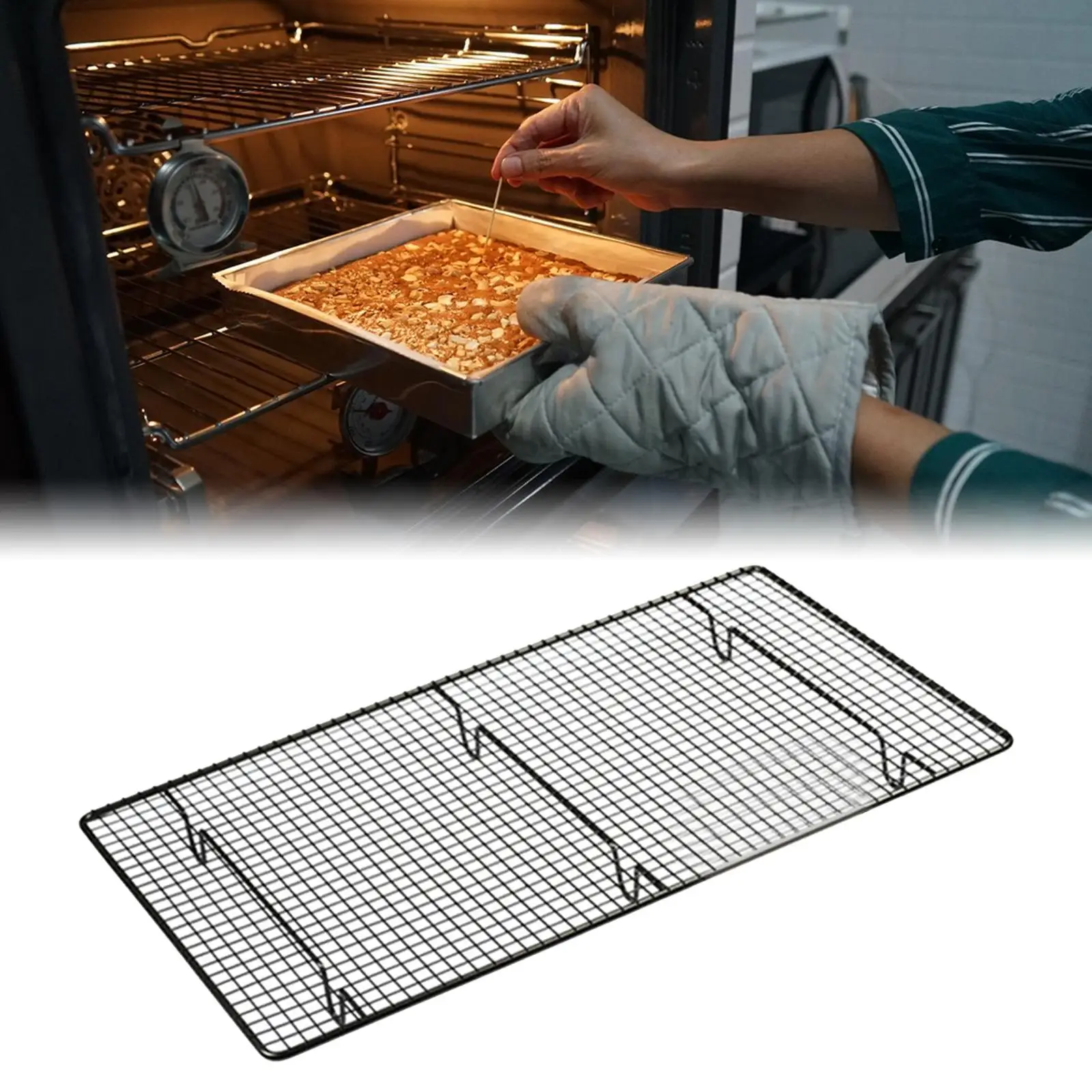 Multifunctional Baking Non Stick Outdoors Mesh Wire Rack Cook Picnics Cold Drying Wire Baking Net Grid Cooling Tray Baking Tool