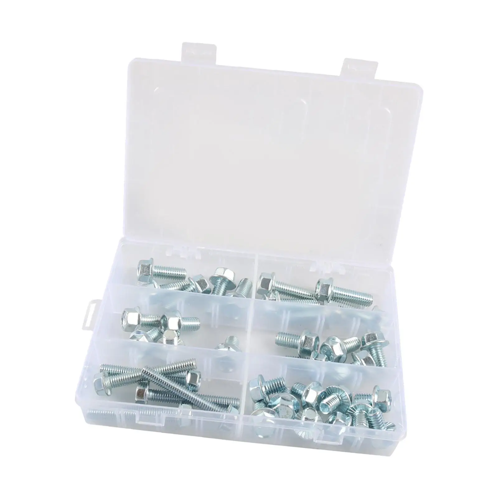 35Pcs nut bolts assortment, Fasteners Kits Stainless Steel 6 Different Sizes Retainer Universal Screw for Door Panel Interior