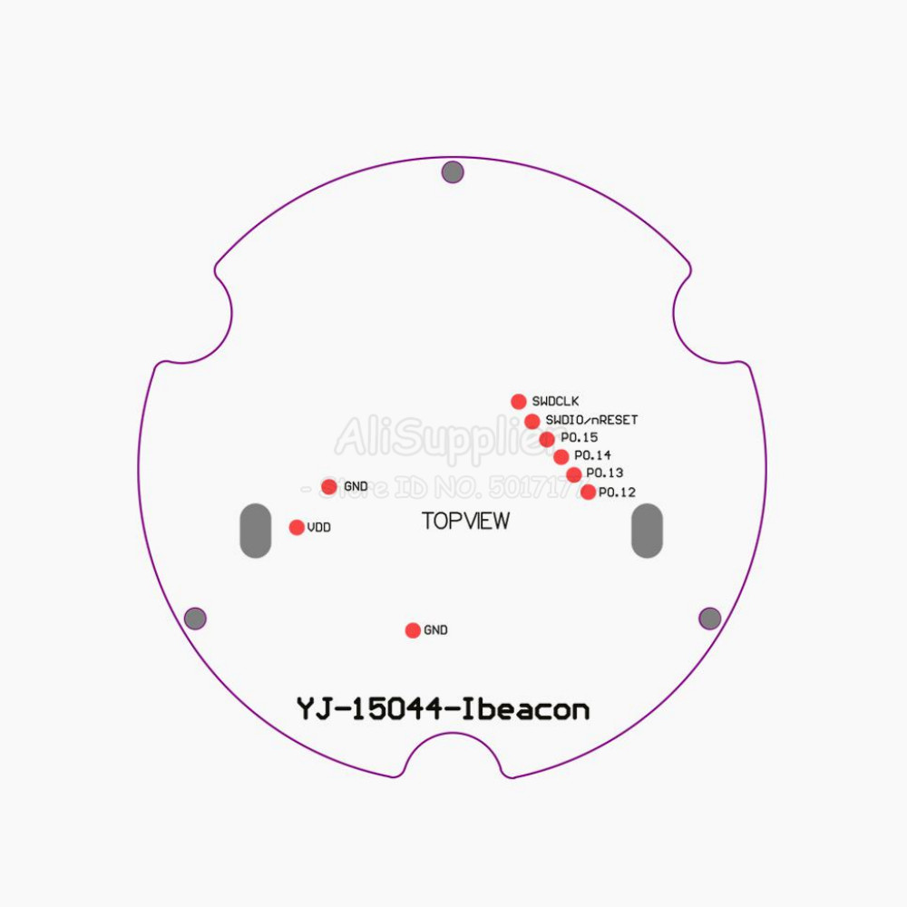 Módulo Bluetooth NRF51822 Beacon BLE4.2 4.0 posicionamento