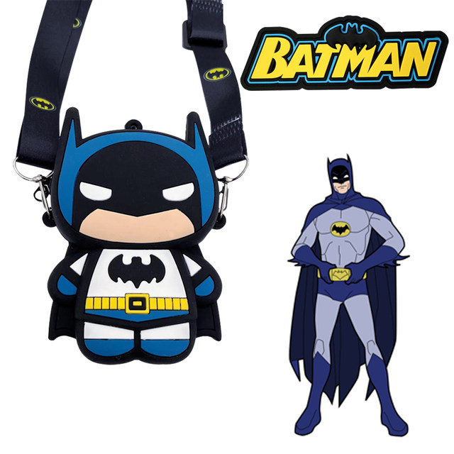 Batman Silicone Crossbody Coin Bag Cartoon Anime Kids Boy Shoulder Bag Portable Wallet Pouch Storage Bag Children Messenger Bag AliExpress