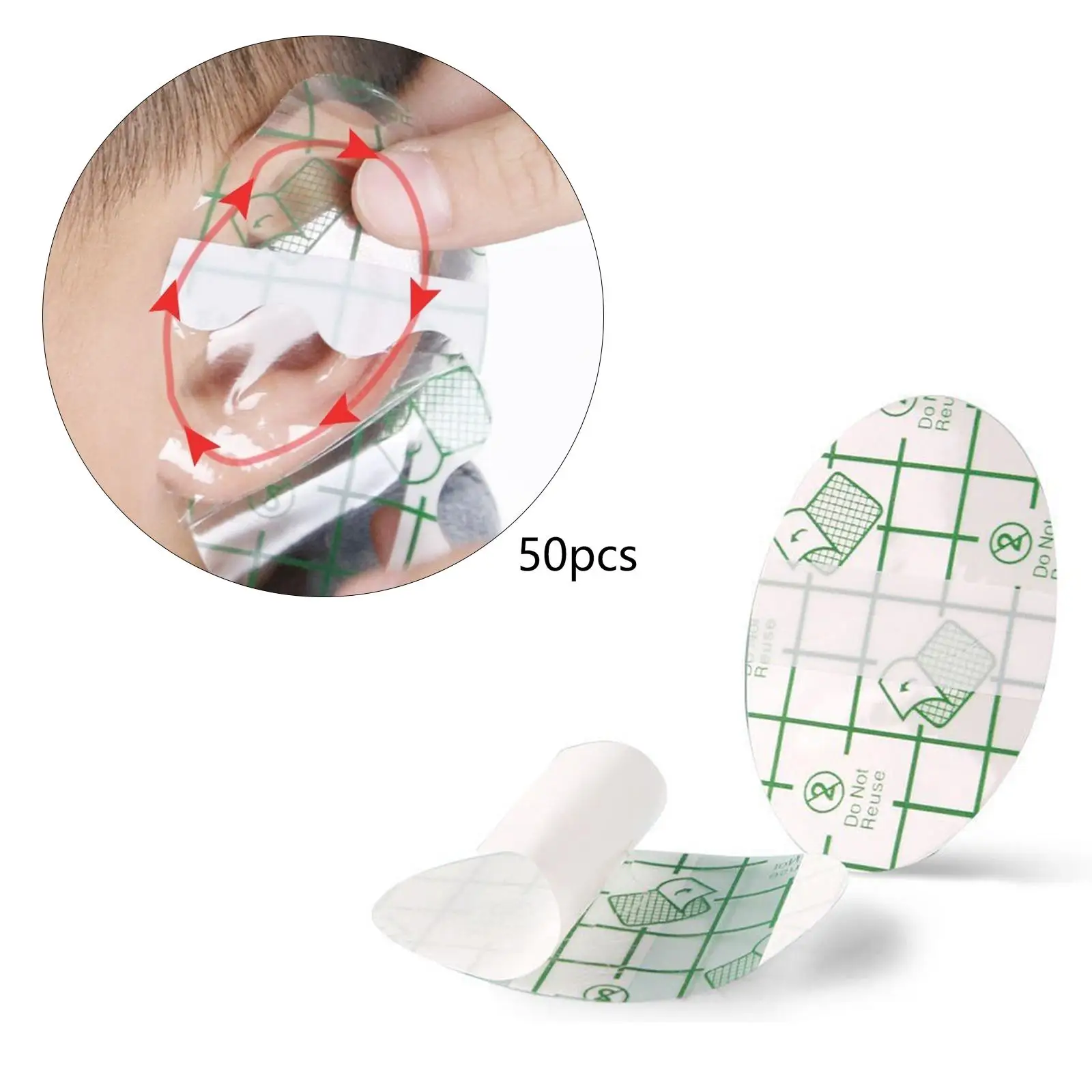 Baby Waterproof Ear Covers Disposable Ear Tape for Shower 